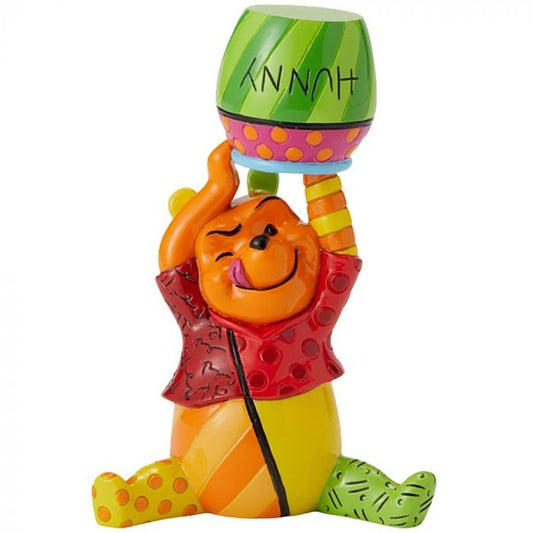 DISNEY BRITTO - WINNIE THE POOH WITH POT MINI FIGURINE