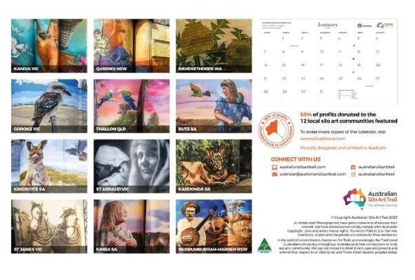 2024 AUSTRALIAN SILO ART CALENDAR