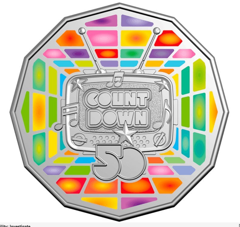 RAM 2024 50c UNCIRCULATED COIN - 50TH ANNIVERSARY OF COUNTDOWN -  (LIMIT OF 1 PER CUSTOMER)
