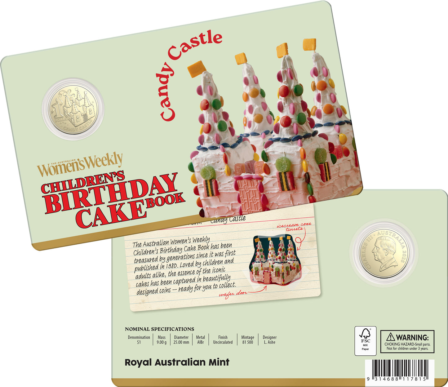 2025 AWW $1 Uncirculated Coin – Candy Castle