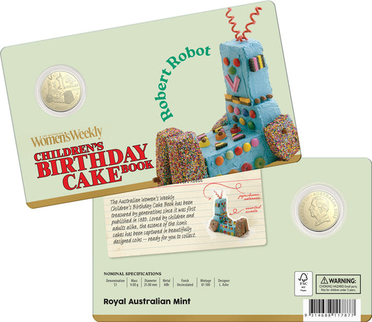 2025 AWW $1 Uncirculated Coin – Robert Robot