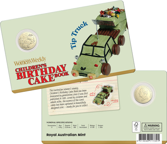 2025 AWW $1 AlBr Uncirculated Coin – Tip Truck
