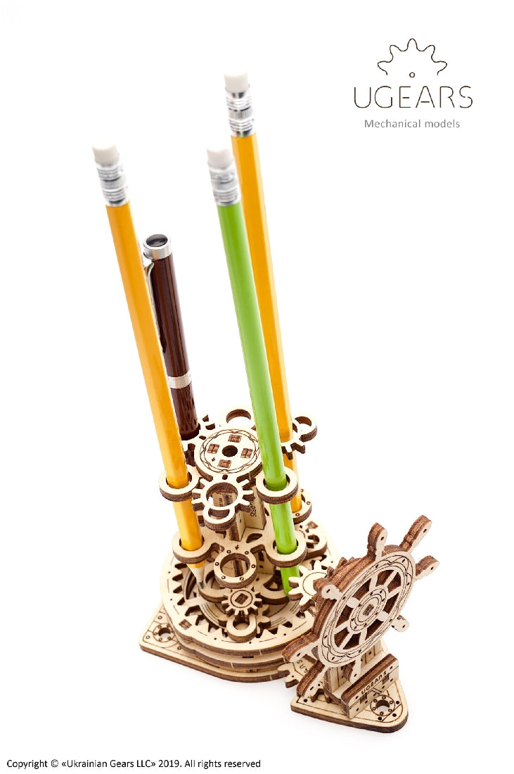 UGEARS - WHEEL ORGANISER PEN HOLDER