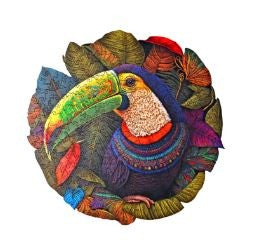 WOODEN JIGSAW PUZZLE - TOUCAN - 200PC