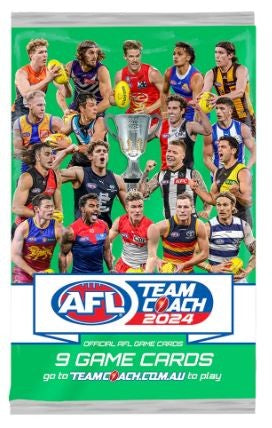 2024 AFL TEAM COACH FOOTY CARDS (PACKET)