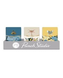 BROOCH MINI NOTEBOOK BLUE GARDEN - BEE