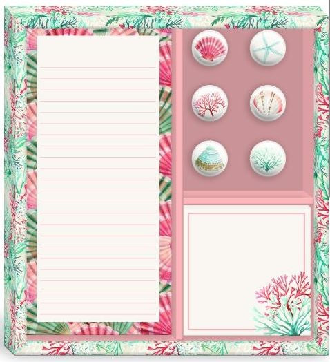 NOTEPADS & MAGNET SET - WATER'S EDGE