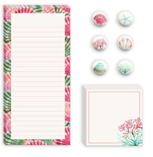 NOTEPADS & MAGNET SET - WATER'S EDGE