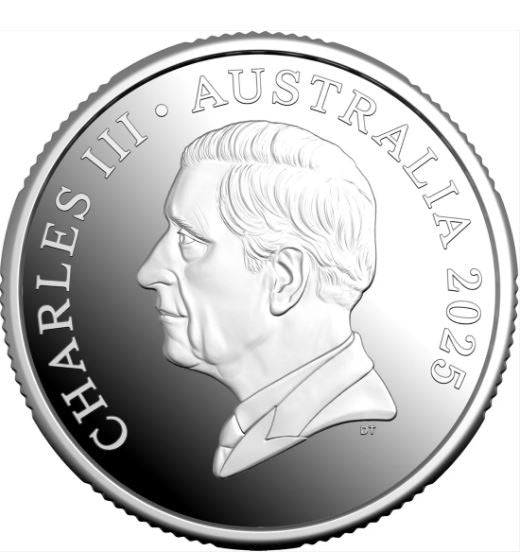RAM 2025 $5 1 OZ FINE SILVER PROOF COIN - AUSSIE BUBS