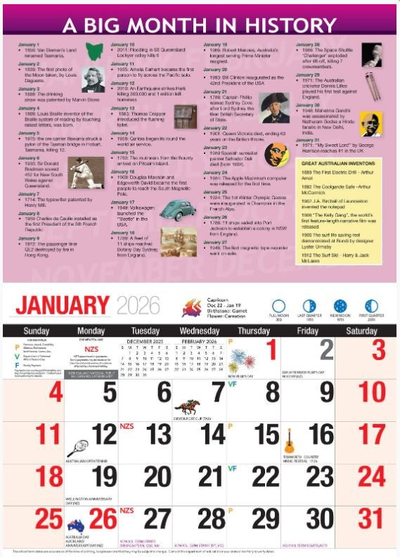 CALENDAR 2026 READ EZY