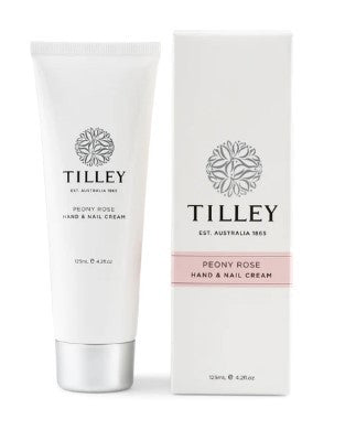 TILLEY HAND & NAIL CREAM - PEONY ROSE - 125ML