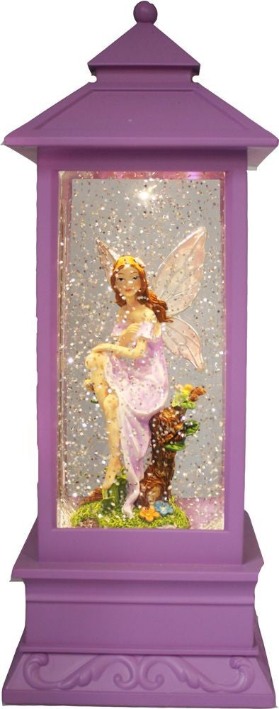 LANTERN - LED FAIRY (SITTING) - PURPLE