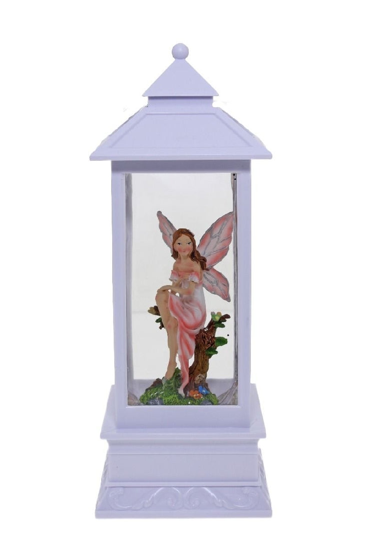 LANTERN - LED FAIRY (SITTING) - WHITE