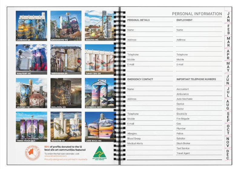 2025 AUSTRALIAN SILO ART DIARY