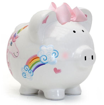 PIGGY BANK - UNICORNS & RAINBOWS