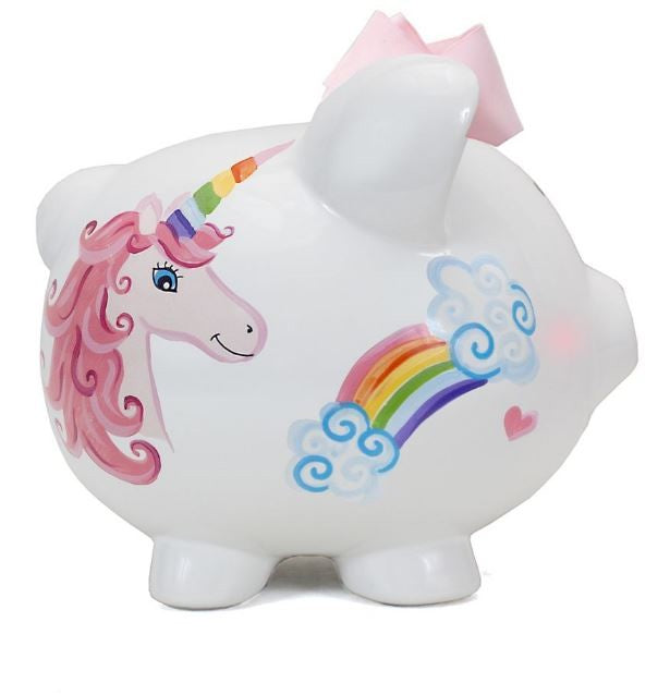 PIGGY BANK - UNICORNS & RAINBOWS