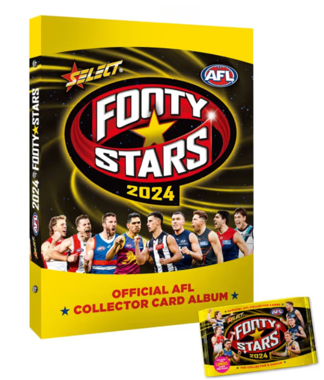 2024 AFL SELECT FOOTY STARS CARDBOARD ALBUM