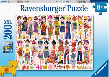 RAVENSBERGER PUZZLE 200PC FLOWERS & FRIENDS