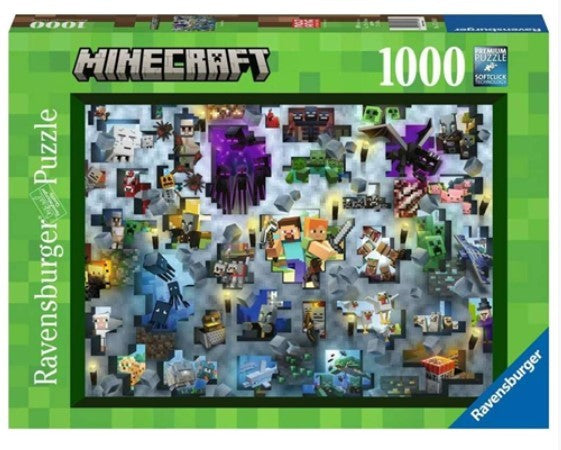 RAVENSBERGER PUZZLE 1000PC MINECRAFT MOBS