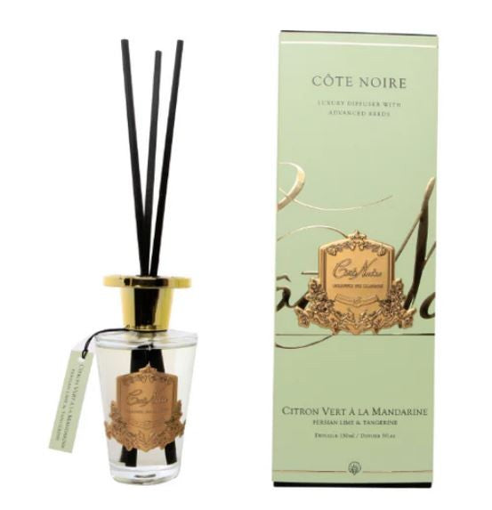 COTE NOIRE DIFFUSER (GOLD) 90ML - PERSIAN LIME & TANGERINE