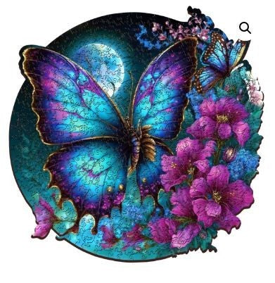 WOODEN JIGSAW PUZZLE - BUTTERFLY - 500PC