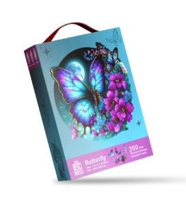 WOODEN JIGSAW PUZZLE - BUTTERFLY - 500PC