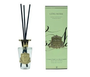 COTE NOIRE DIFFUSER (GOLD) 90ML - PERSIAN LIME & TANGERINE