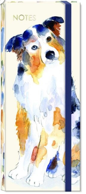 NOTE FOLIO - WATERCOLOUR DOGS