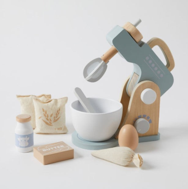 WOODEN MIXER SET