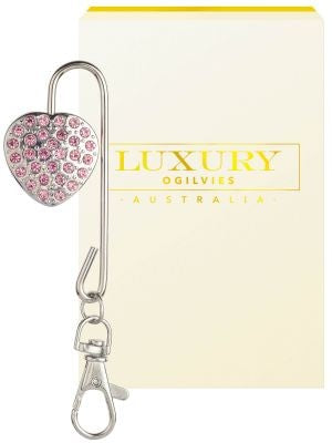 KEY FINDER HANGER - HEART PINK