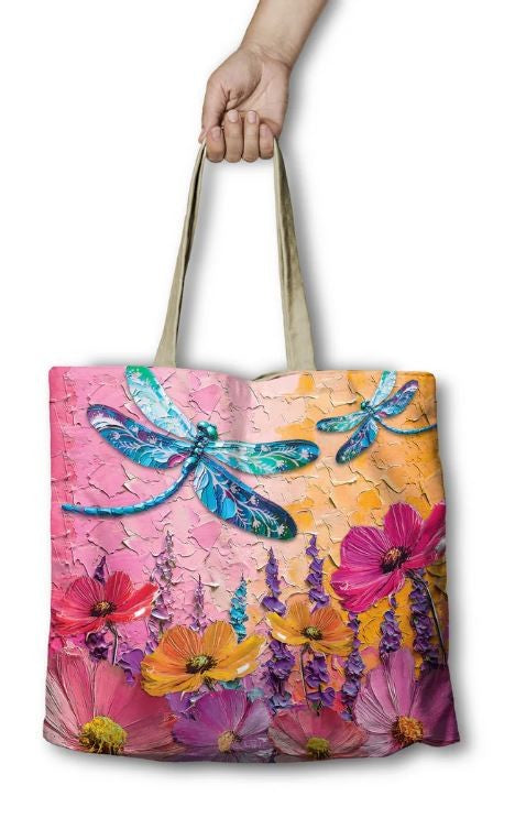 LP SHOPPING BAG - PLAYFUL DRAGONFLY