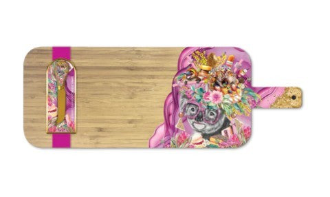 LP PLATTER RESIN LARGE WITH CHEESE KNIFE - KOALA