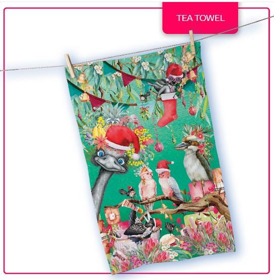 LP TEA TOWEL - CHRISTMAS CAPERS