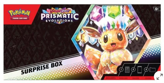 POKEMON TCG SCARLET & VIOLET 8.5 PRISMATIC EVOLUTIONS SURPRISE BOX