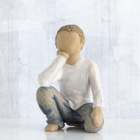 WT INQUISITIVE CHILD FIGURINE (52)